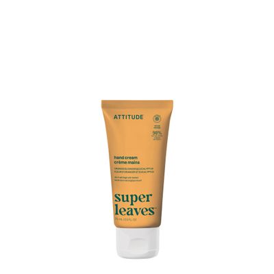 ATTITUDE Hand Cream, EWG Verified, Plant and Mineral-Based, Vegan Personal Care Products, Orange Blossom & Eucalyptus Scent, 2.5 Fl Oz