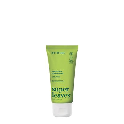 ATTITUDE Hand Cream, EWG Verified, Plant and Mineral-Based, Vegan Personal Care Products, Pear & Amber, 2.5 Fl Oz