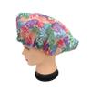1 Pcs Adjustable Large Shower Cap with Elastic Band and Fixing Buckle,Waterproof Reusable Bath Cap for Women (02 Colored Leaves) view 3