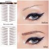 Aresvns 4D Eyebrow Tattoo Sticker - 77 Pairs, Reddish Brown (Chocolate Color), Suitable Sizes, Waterproof and Long-Lasting 3-5 Days view 2