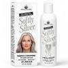 Softly Silver Shampoo Improved Conditioning formula for Gray Hair, 2 in 1 Purple Restorative Hair Wash for Mature Hair, Adds Luster, Bounce & Body, with Panthenol and 20% Pure UltraAloe view 1