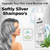 Softly Silver Shampoo Improved Conditioning formula for Gray Hair, 2 in 1 Purple Restorative Hair Wash for Mature Hair, Adds Luster, Bounce & Body, with Panthenol and 20% Pure UltraAloe view 4