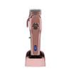 Cordless Barber Clipper with charging base view 1