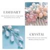 Easedaily Crystal Bridal Hair Comb Silver Rhinetsone Wedding Hair Pieces Pearl Headpieces Side Combs Hair Accessories for Women and Brides view 3