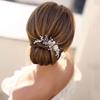 Easedaily Crystal Bridal Hair Comb Silver Rhinetsone Wedding Hair Pieces Pearl Headpieces Side Combs Hair Accessories for Women and Brides view 4