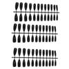 Beaupretty 72pcs Full Cover False Nails for Women Stylish Solid Color Design Material for Nail Art Salon for Parties and Festivals view 1