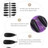 Beaupretty 72pcs Full Cover False Nails for Women Stylish Solid Color Design Material for Nail Art Salon for Parties and Festivals view 3