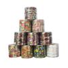 10 Roll Christmas Stickers Nail Foil Set Snowflake Santa Elk Cartoon Transfer Foils Slider Adhesive Decals Manicure Supplies Tool Nail DIY view 1