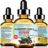 Belgian Elderberry Seed Oil Sambucus Nigra 100% Pure Natural Virgin Unrefined Cold Pressed Carrier Oil 1 Fl. Oz.- 30 ml for FACE, Skin, Hair, Nails, Anti-Aging by Botanical Beauty view 1