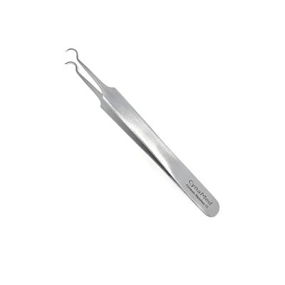Blackhead Tweezer - Professional Curved Steel Tip Surgical Comedone & Splinter Extractor. Ideal Blemish & Acne Remover Tool Means Flawless Facial Skin (Stainless Steel)