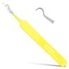 Blackhead Tweezer - Professional Curved Steel Tip Surgical Comedone & Splinter Extractor. Ideal Blemish & Acne Remover Tool Means Flawless Facial Skin (Yellow) view 1