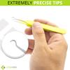 Blackhead Tweezer - Professional Curved Steel Tip Surgical Comedone & Splinter Extractor. Ideal Blemish & Acne Remover Tool Means Flawless Facial Skin (Yellow) view 4