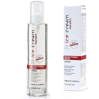Inebrya Ice Cream Keratin Restructuring Serum 100ml/ 3.38oz