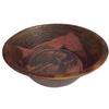Portable Rustic Foot Wash Copper Pedicure Bowl view 1