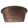 Portable Rustic Foot Wash Copper Pedicure Bowl view 2