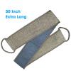Loofah Back Scrubber, 50 Inch Extra Long Natural Flax Exfoliating Back Scrubber for Shower for Men Women, Deep Clean & Invigorate Your Skin view 2