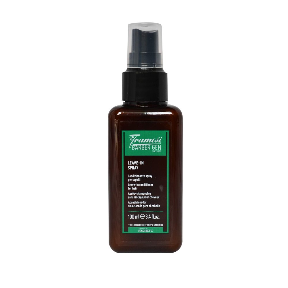 FRAMESI BARBER GEN Leave In Conditioner, 3.4 fl oz, Beard and Hair Conditioning Spray