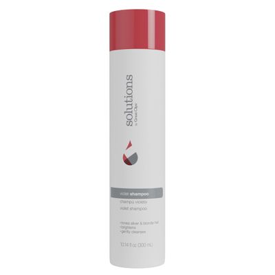 GREAT CLIPS Solutions Violet Shampoo, 10oz | Toning Shampoo Enhances Hair Color | Works on Color-Treated & Natural Hair | For Blonde, Gray, or White Hair