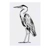 Azeeda 'Heron' Temporary Tattoo - Water Resistant, Skin-Safe, Non-Toxic Transfer (TO00037538) view 1