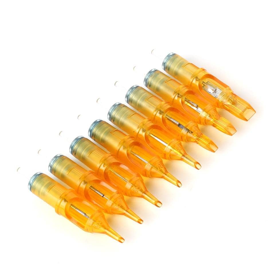 Pirate Face Tattoo 20Pcs Tattoo Needle Cartridges Disposable / 9 Magnum Shader (9M1)