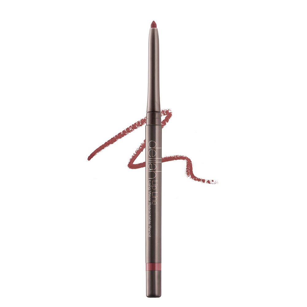 delilah - Lip Line Long Wear Retractable Pencil - Pout - Natural Lip Colour - Smudgeproof, Soft, Creamy, Waterproof Lip Liner - Vegan - Cruelty Free - 0.31g / 0.011 Oz