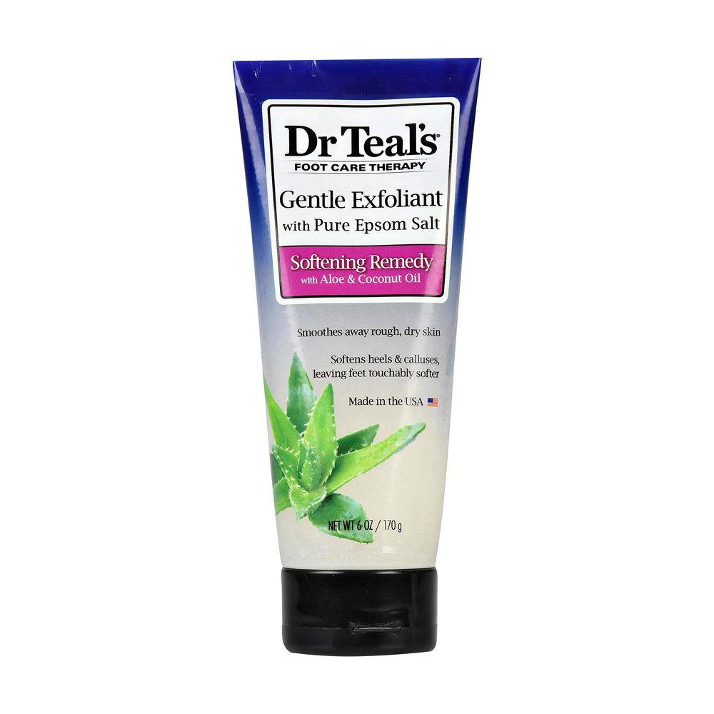 Dr Teal Dr. Teals Foot Scrub With Aloevera and Coconut Oil 6 Oz,Pack of 3