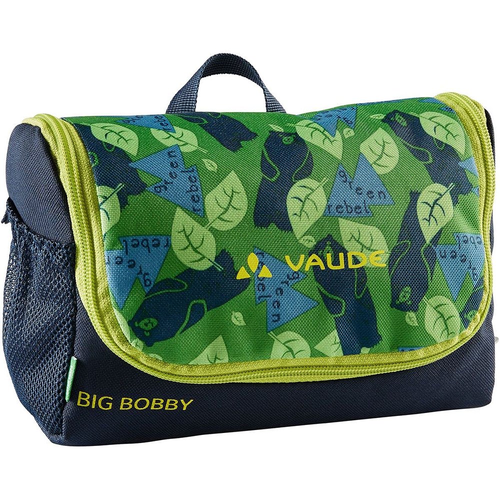 VAUDE Unisex Kid's Toiletry Bag, Parrot Green/Eclipse, 2 Liter