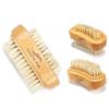 AMLESO Adult Double Sided Wood Finger Nail Brush Scrub Toenail Cleaning Nailbrush view 4