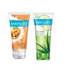 Everyuth Exfoliating Walnut Scrub, 50gm and Nourishing Aloe Vera & Cucumber Gel, 100gm, Combo Pack view 1