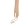 Inzopo 14.2 inch Wooden Handle Bath Body Sponges Back Lower Legs Bath Shower Scrub Puff Scrunchie Soft Mesh Net - White, 36 x 13 cm view 3