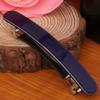 Inzopo 2 Pieces Royal Blue Black Elegant Lady Girl Acrylic Hair Clip Barrette Ponytail Hairpin Accessory, No Metal view 2