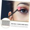 30pcs Disposable Eye Shadow Stick Eyeshadow Sponge Brush Cosmetic Tool Double-ended Makeup Brush Long Handle Eyeshadow Eye Shadow Applicator Women view 3