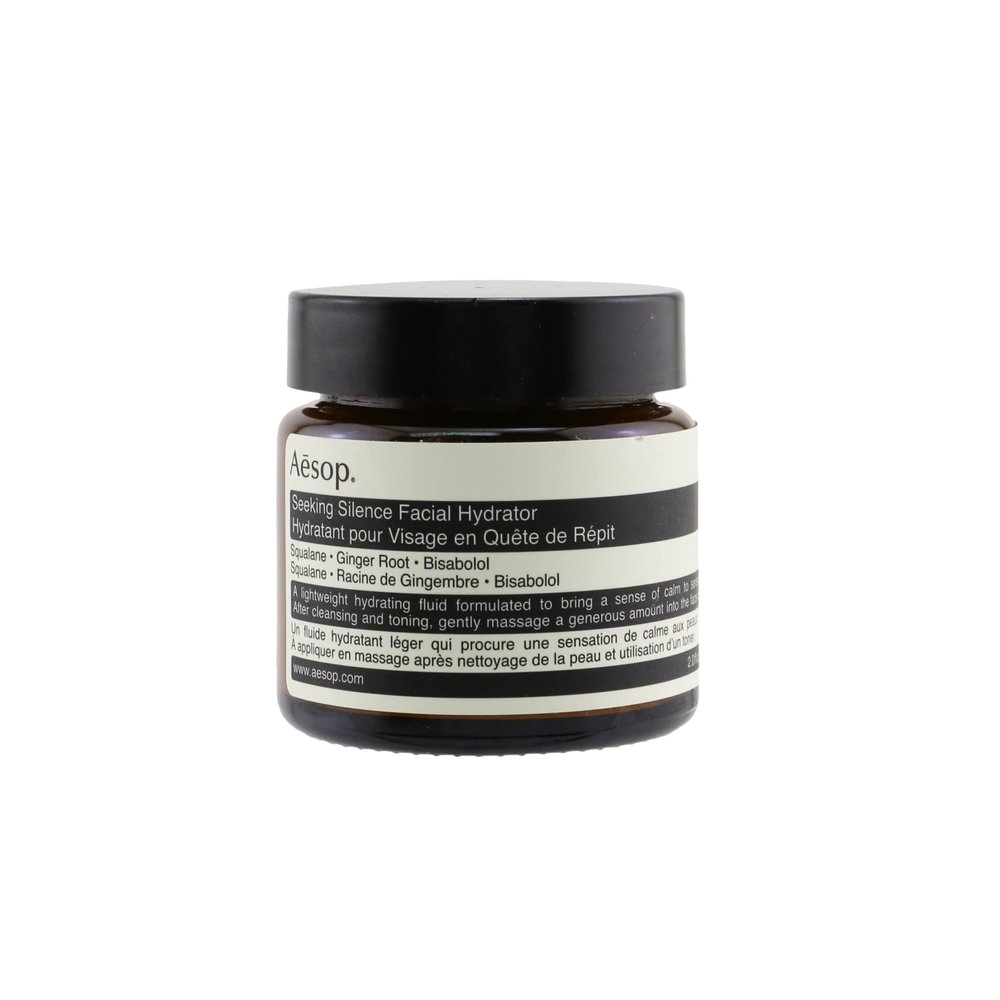 Aesop Seeking Silence Facial Cream | Lightweight Moisturizer suited for Sensitive Skin | Formulated with Squalene to Soothe Skin and Reduce Redness | 2.1 oz