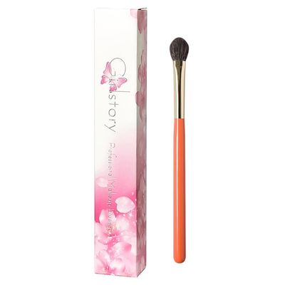 K278 Hand Crafted Makeup Brushes Soft Saikoho Goat Blue Squirrel Hair Large Heart-shape Eye Shadow Brush Orange Handle Professional Make Up Brushes