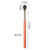 K278 Hand Crafted Makeup Brushes Soft Saikoho Goat Blue Squirrel Hair Large Heart-shape Eye Shadow Brush Orange Handle Professional Make Up Brushes view 2