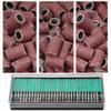 30PCS 3/32" Nail Drill Bits Replacement Set + 300 x Nail Drill Sanding Bands 80" 120" 180" Machine Replacement Bits Pedicure Tools Set view 2