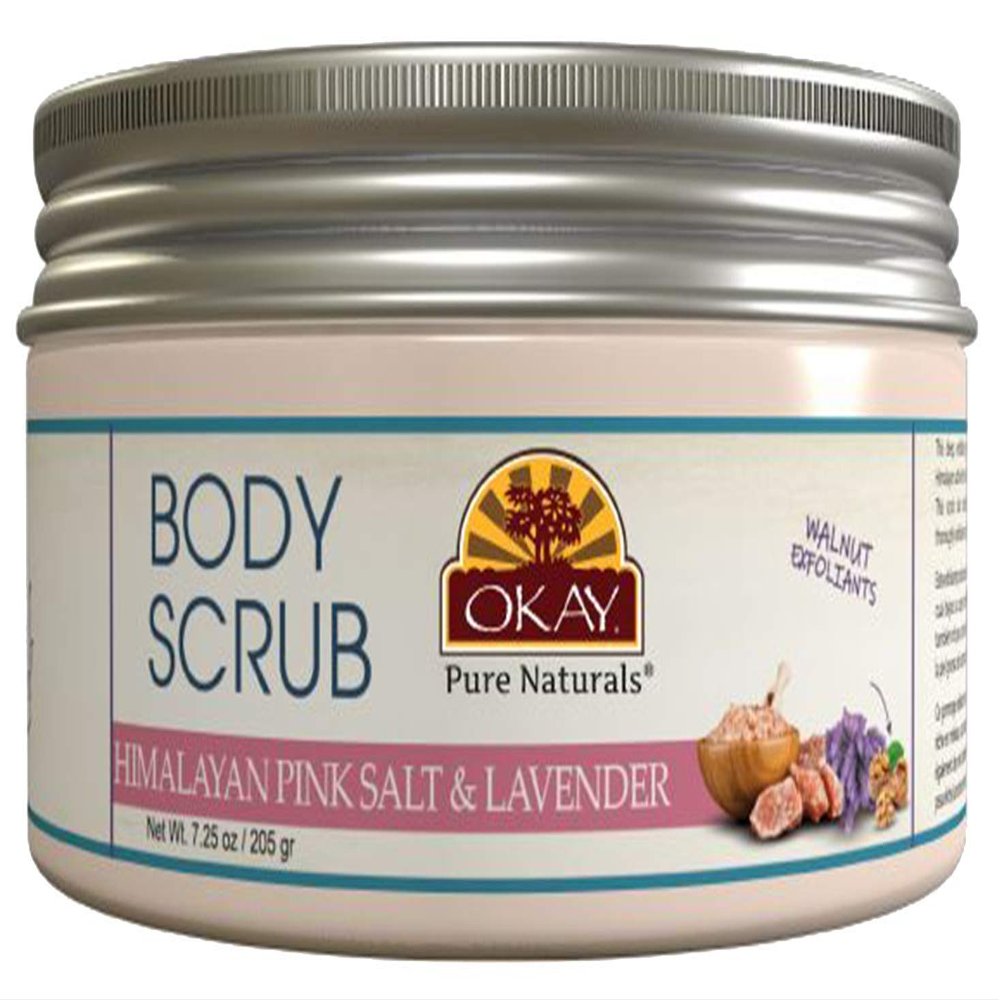 Body and Foot Scrub Himalayan Pink Salt - Lavender by Okay for Unisex - 7.25 oz Scrub