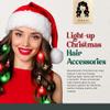 Beardaments Light Up Hair Lights - The Original Ornaments from, 16pc Colorful Christmas Hair Baubles for Holiday Cosplay Women Party Costume view 2