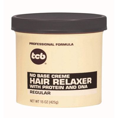TCB No Base Creme Hair Relaxer, Regular 15 Oz,Pack of 3