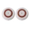 Replacement Facial Cleansing Brush Head, Facial Cleansing Brush Head, Whitening Facial Brush Heads, for Acne Prone, Clogged, Enlarged Pore, Deep Pore Radiance Skins (2Pack/Brown) view 1