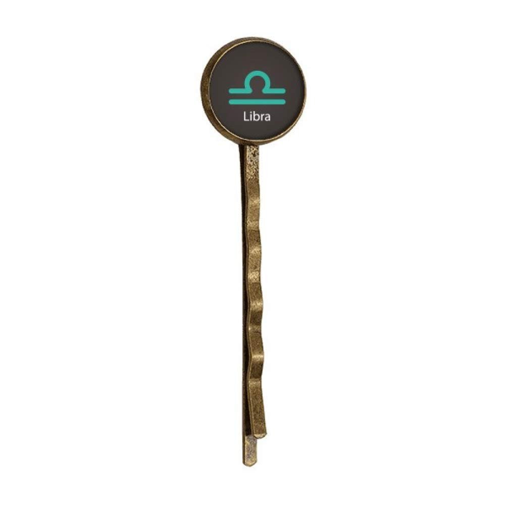 September October Libra Constellation Retro Metal Hair Bobby Pin Headwear