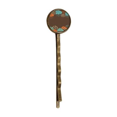 Cloud Rain Umbrella Weather Pattern Retro Metal Hair Bobby Pin Headwear