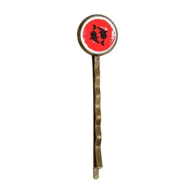 Goldfish Abstract Brush Japan Retro Metal Hair Bobby Pin Headwear