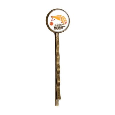 Traditional Singapore Hainanese Chicken Retro Metal Hair Bobby Pin Headwear