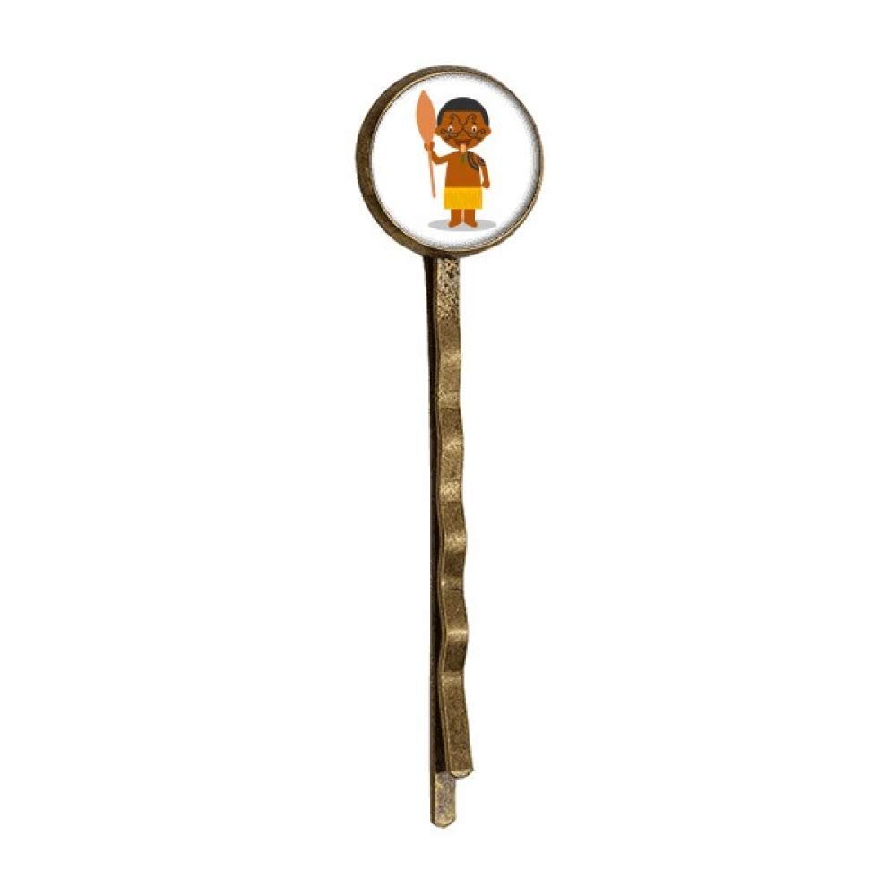 Quant Black New Zealand Cartoon Retro Metal Hair Bobby Pin Headwear