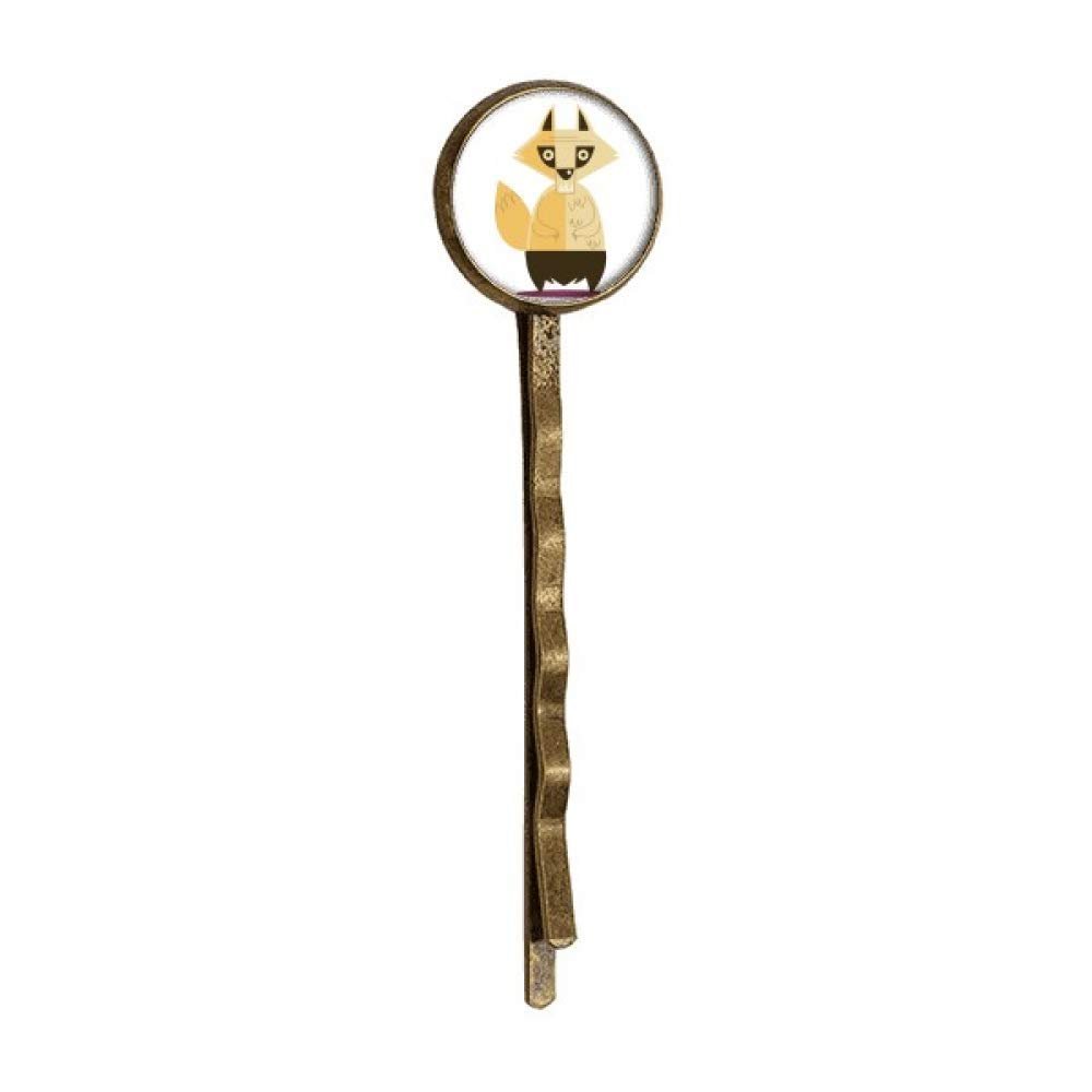 Fox Fear Halloween Ghost Happy Retro Metal Hair Bobby Pin Headwear