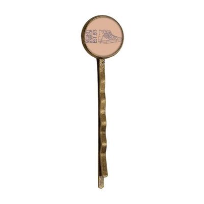 Hand Painted Canvas Shoes Illustration Retro Metal Hair Bobby Pin Headwear