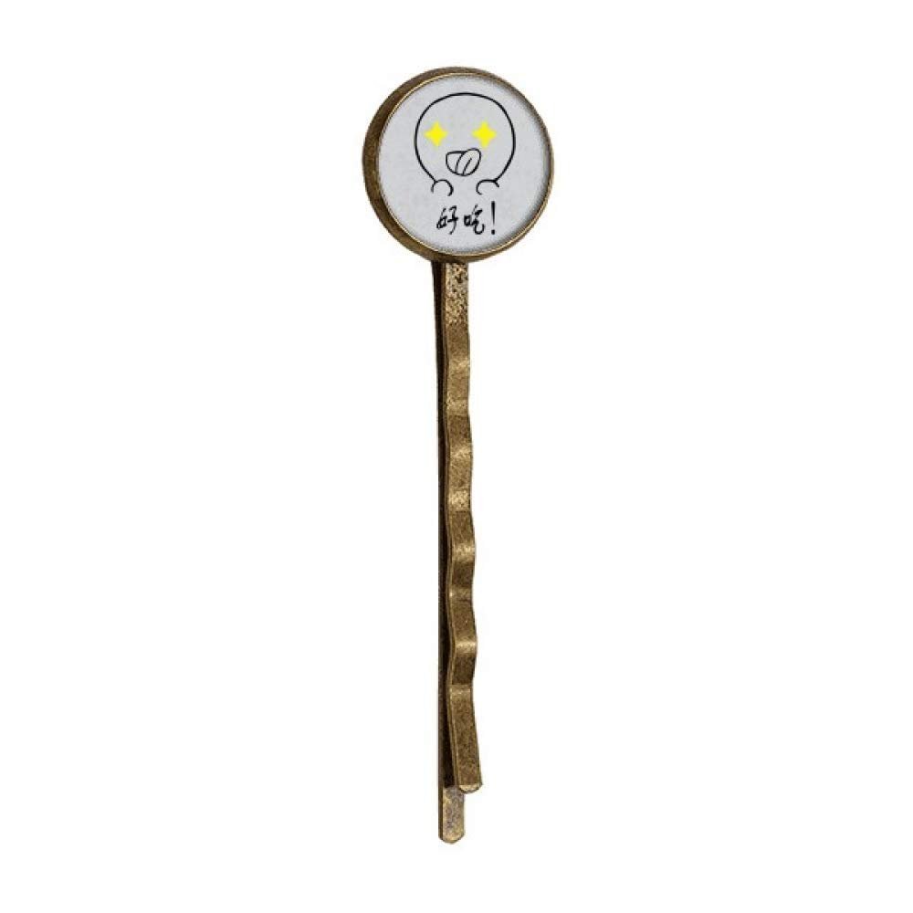 Delicious Black Cute Chat Face Cartoon Retro Metal Hair Bobby Pin Headwear