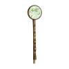 White Peach Flower Drawing Plant Retro Metal Hair Bobby Pin Headwear view 1