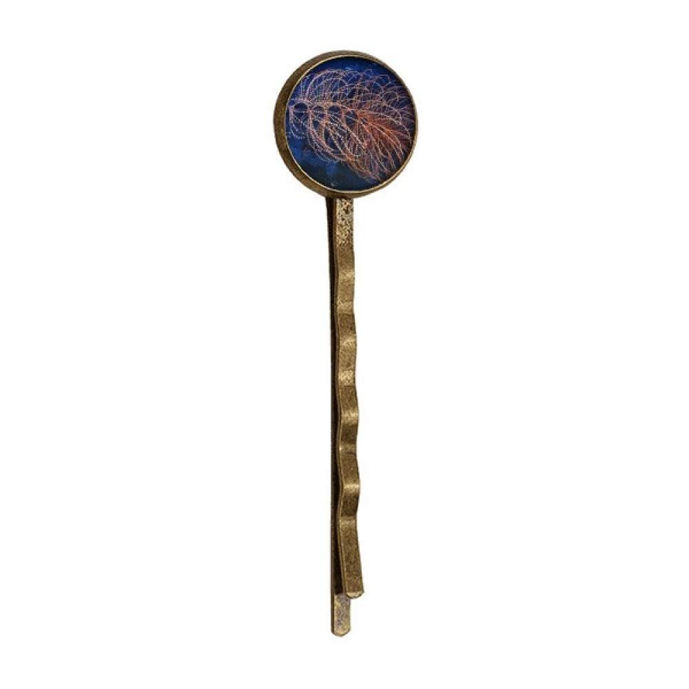 Ocean Water Line Science Nature Picture Retro Metal Hair Bobby Pin Headwear